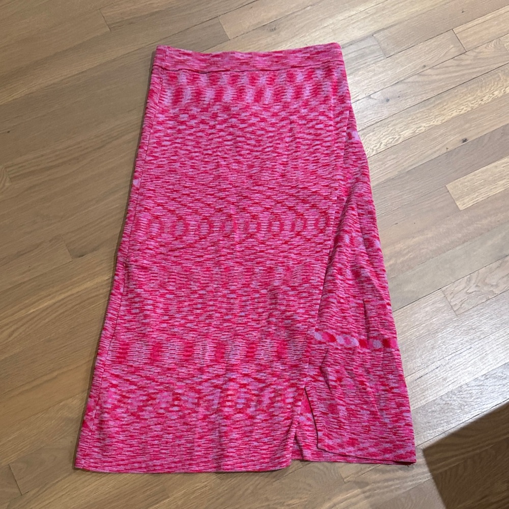 Pink Wrap Women's Sweater Skirt